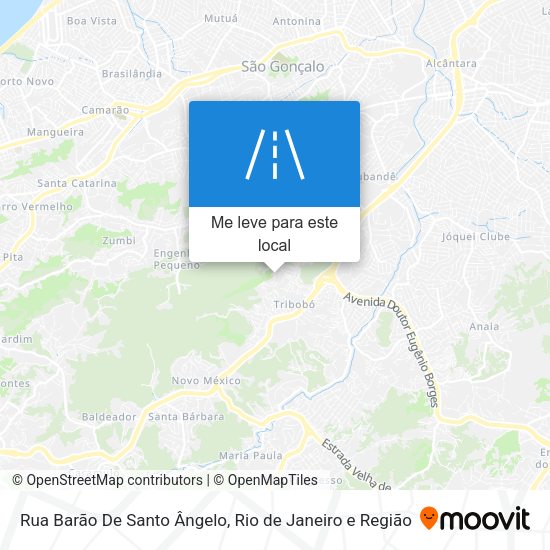 Rua Barão De Santo Ângelo mapa