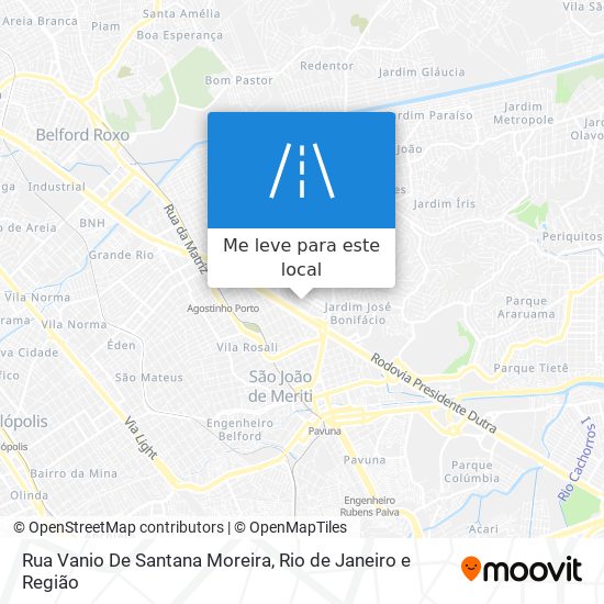 Rua Vanio De Santana Moreira mapa