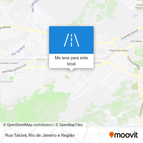 Rua Taiúva mapa