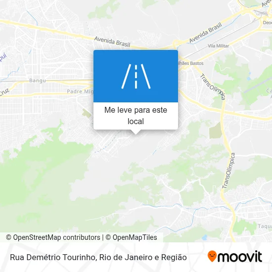 Rua Demétrio Tourinho mapa