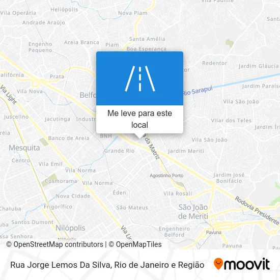Rua Jorge Lemos Da Silva mapa