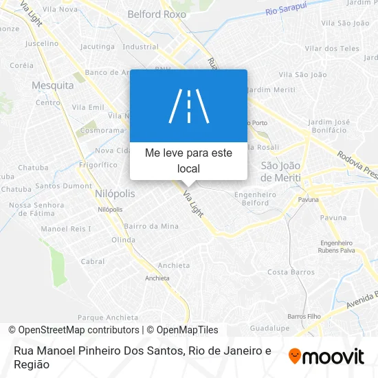 Rua Manoel Pinheiro Dos Santos mapa