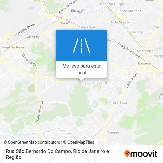 Rua São Bernardo Do Campo mapa