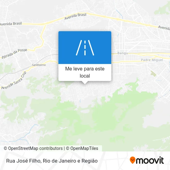 Rua José Filho mapa