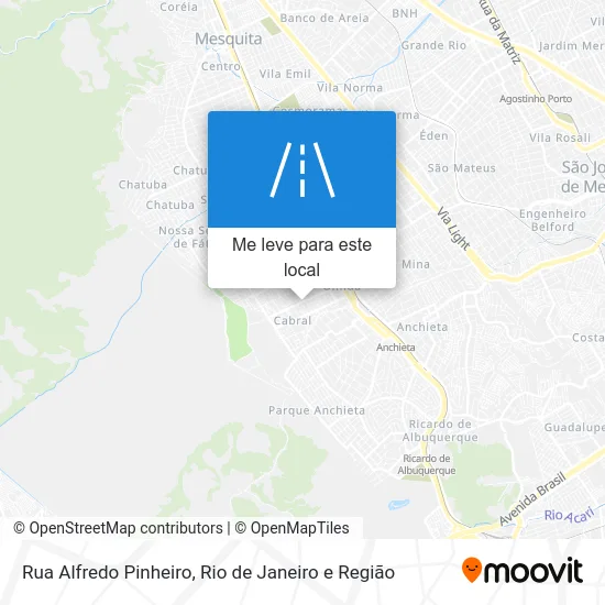 Rua Alfredo Pinheiro mapa