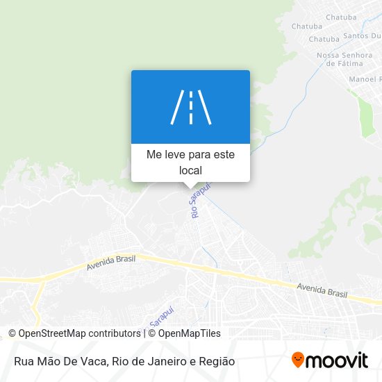 Rua Mão De Vaca mapa