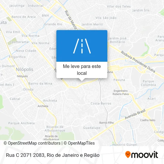 Rua C 2071 2083 mapa