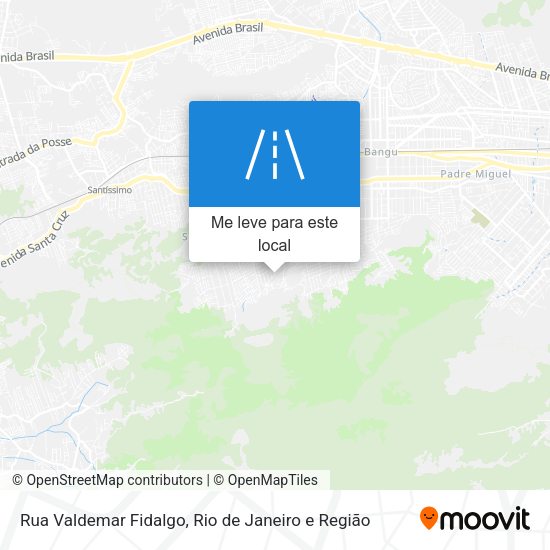 Rua Valdemar Fidalgo mapa