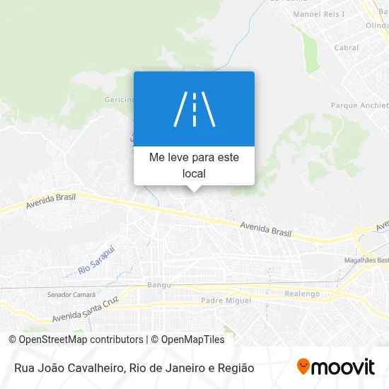 Rua João Cavalheiro mapa