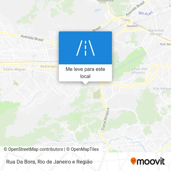 Rua Da Bora mapa