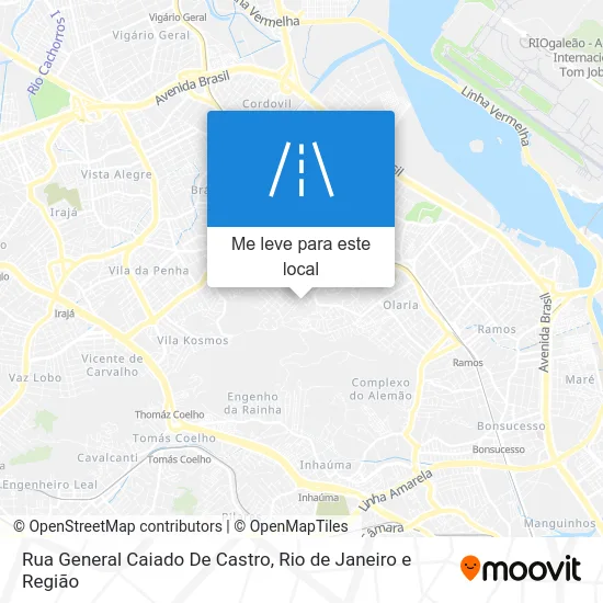 Rua General Caiado De Castro mapa