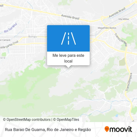 Rua Barao De Guama mapa