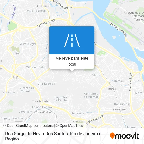 Rua Sargento Nevio Dos Santos mapa
