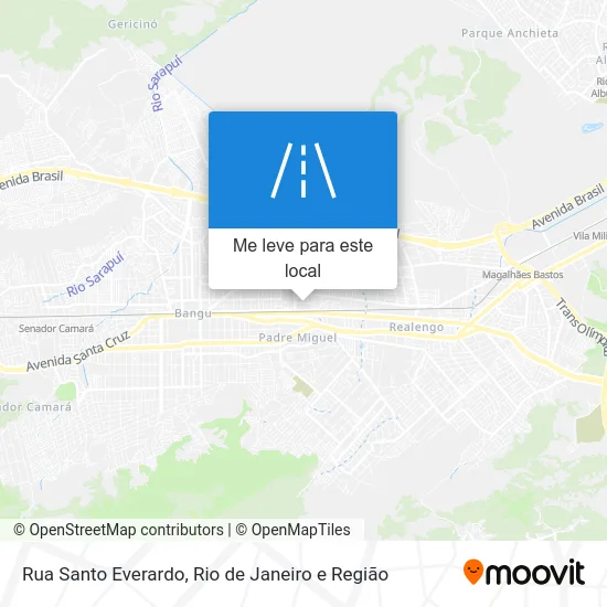 Rua Santo Everardo mapa