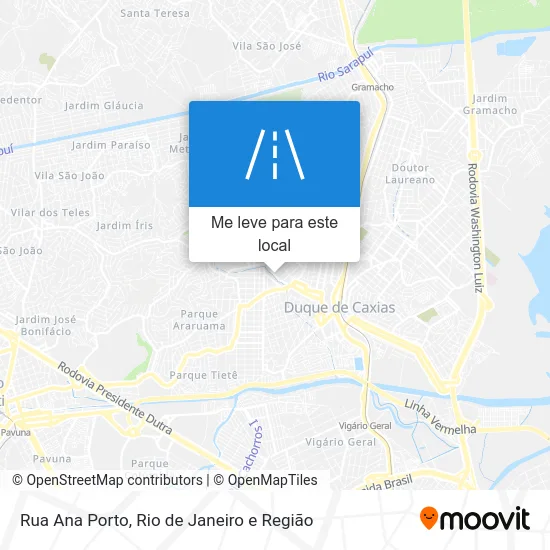 Rua Ana Porto mapa