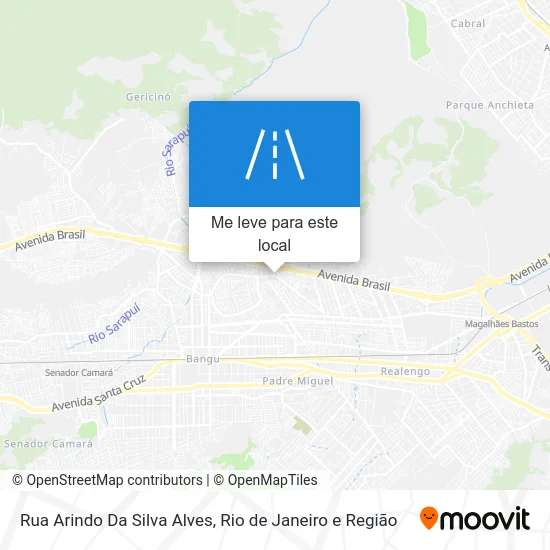 Rua Arindo Da Silva Alves mapa