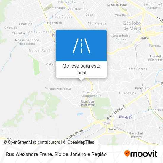 Rua Alexandre Freire mapa