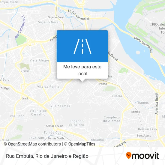 Rua Embuia mapa