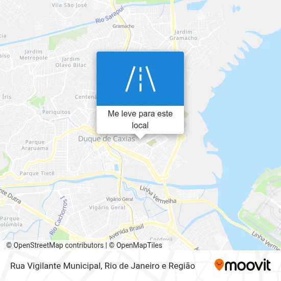 Rua Vigilante Municipal mapa