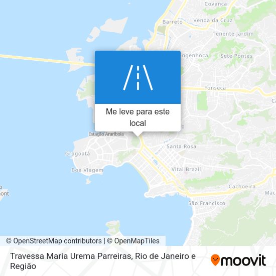 Travessa Maria Urema Parreiras mapa
