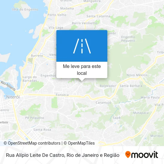 Rua Alípio Leite De Castro mapa