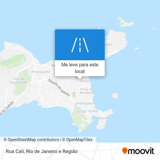 Rua Cali mapa