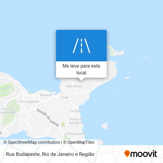 Rua Budapeste mapa