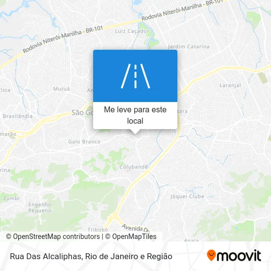Rua Das Alcaliphas mapa