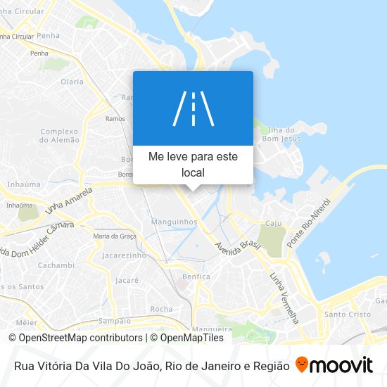 Rua Vitória Da Vila Do João mapa