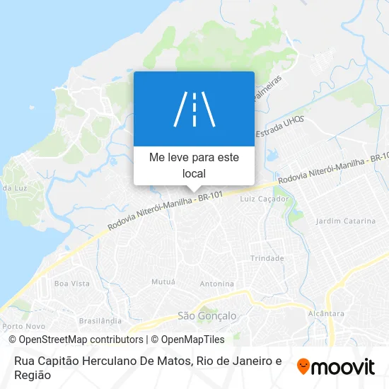 Rua Capitão Herculano De Matos mapa
