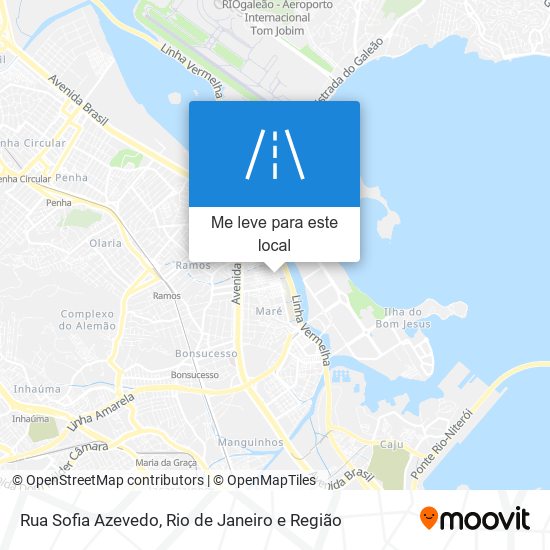 Rua Sofia Azevedo mapa