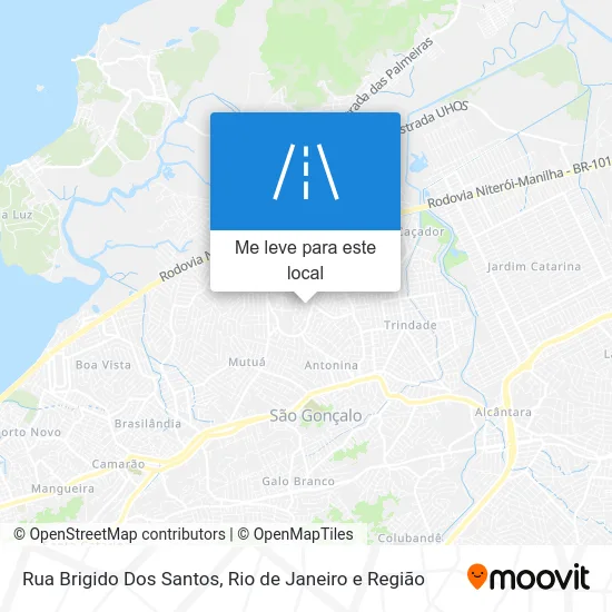 Rua Brigido Dos Santos mapa