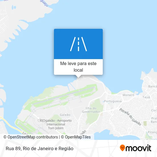 Rua 89 mapa