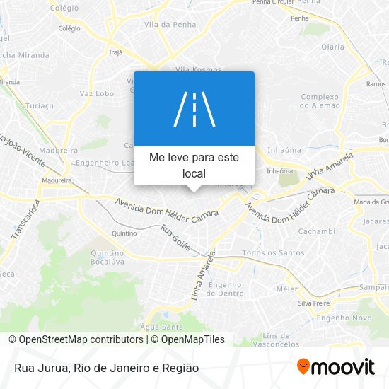 Rua Jurua mapa