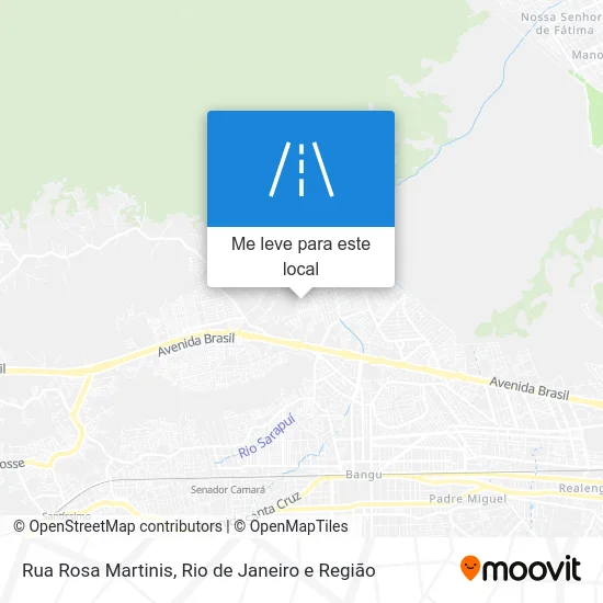Rua Rosa Martinis mapa