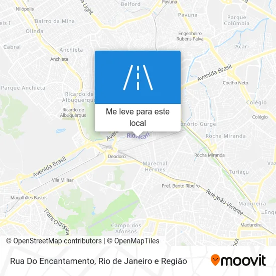 Rua Do Encantamento mapa
