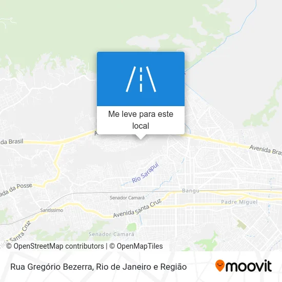 Rua Gregório Bezerra mapa