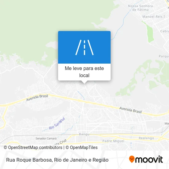 Rua Roque Barbosa mapa