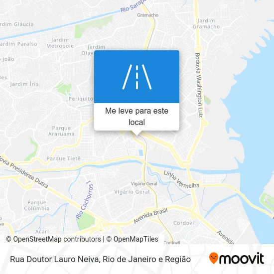 Rua Doutor Lauro Neiva mapa