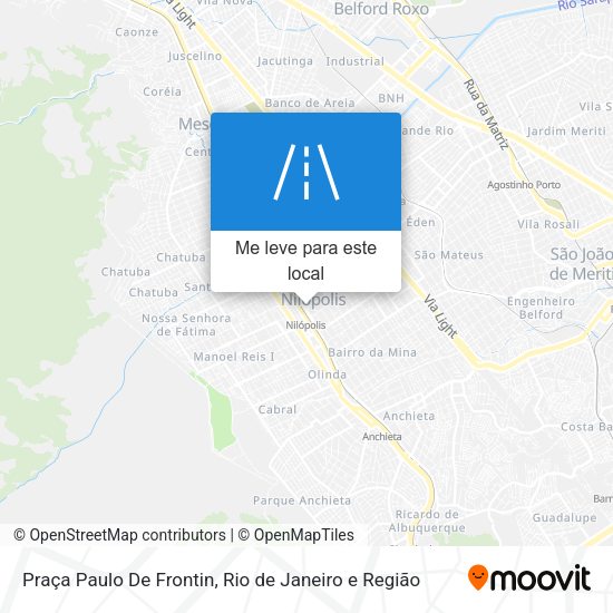 Praça Paulo De Frontin mapa