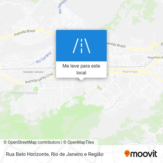 Rua Belo Horizonte mapa