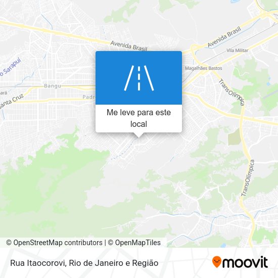 Rua Itaocorovi mapa