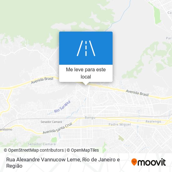 Rua Alexandre Vannucow Leme mapa