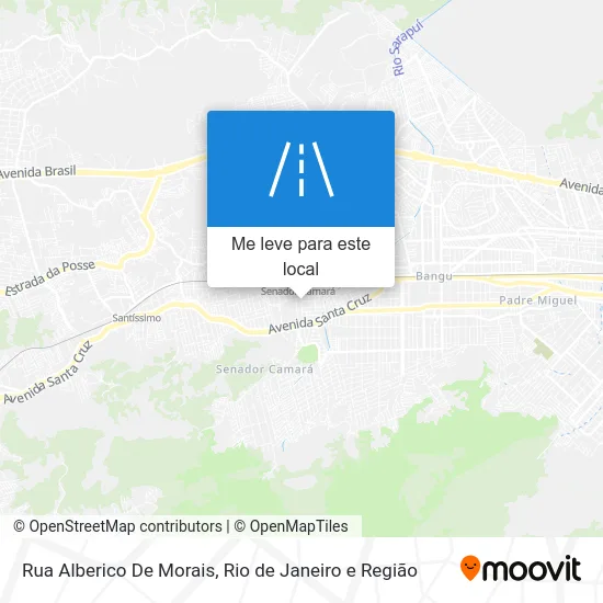 Rua Alberico De Morais mapa