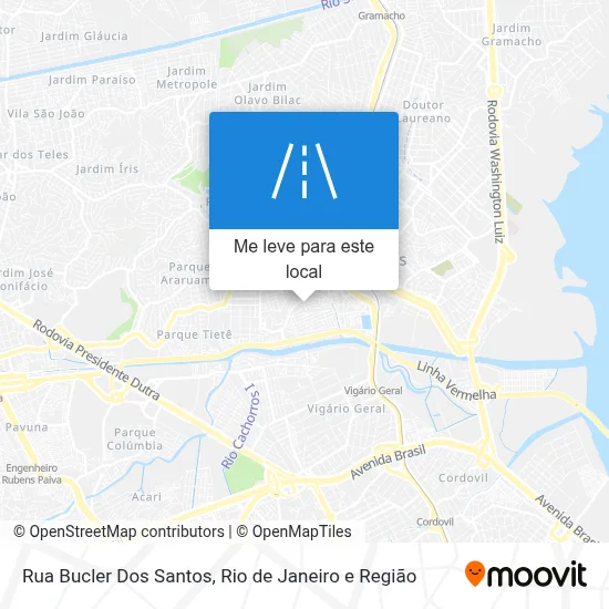 Rua Bucler Dos Santos mapa