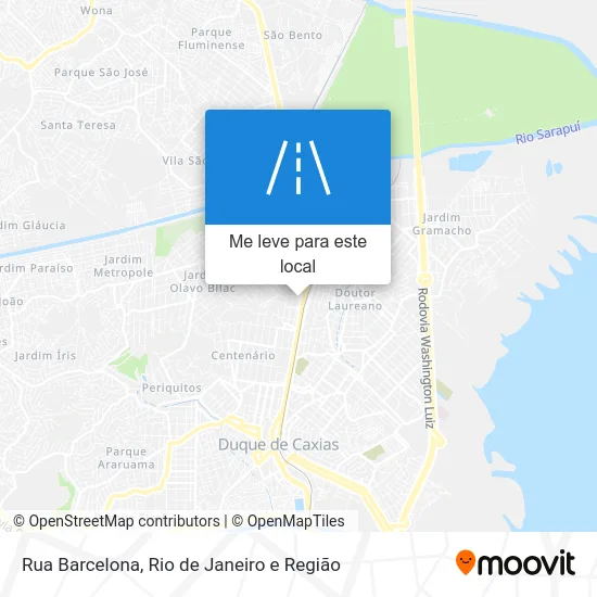 Rua Barcelona mapa