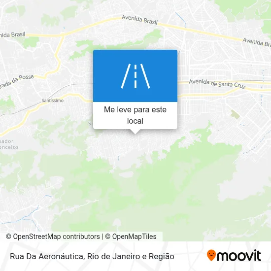 Rua Da Aeronáutica mapa