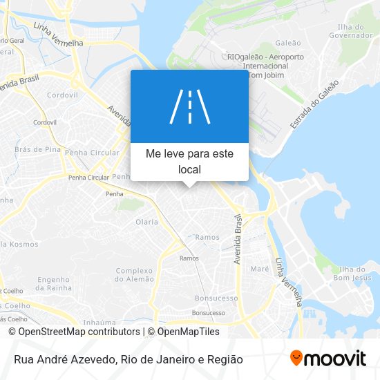 Rua André Azevedo mapa