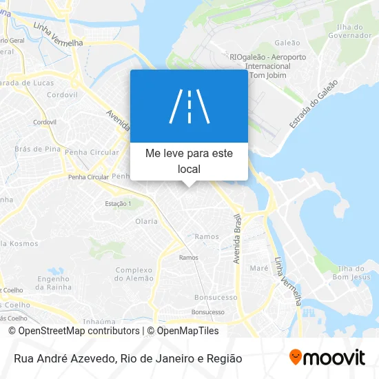 Rua André Azevedo mapa