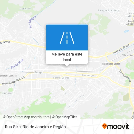 Rua Sika mapa
